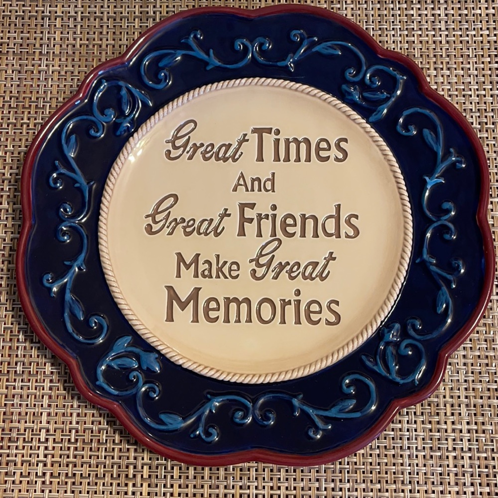 CARSON DECORATIVE PLATE